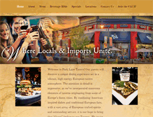 Tablet Screenshot of parklanetavern.com